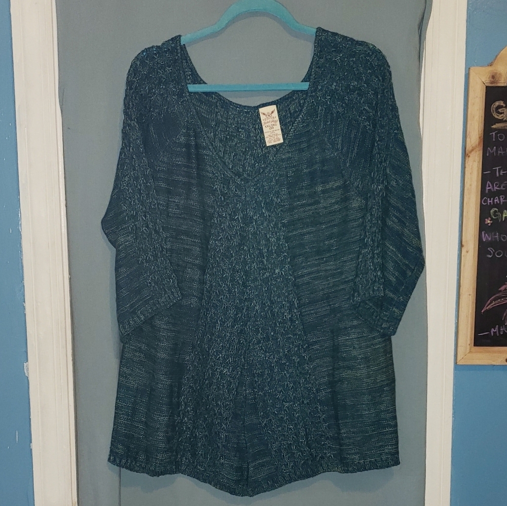 Knit Sweater, 3/4 Length Sleeves NWOT
